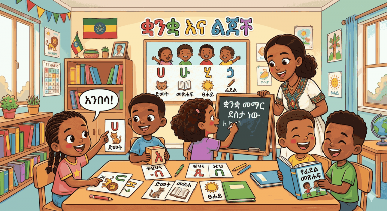 ልጆች እና ቋንቋ